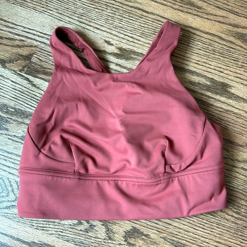 Lululemon rust bra/tank size 8